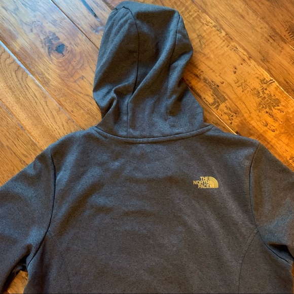 The North Face | Gray & Gold Hooded Sweatshirt | Sz M - Picture 11 of 15